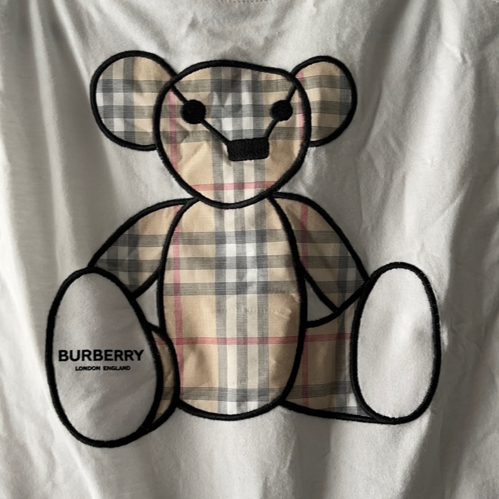 Burberry infant onesie
